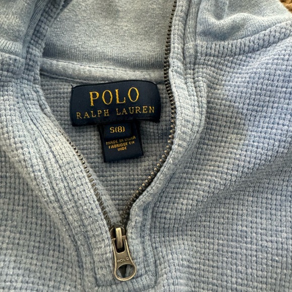 Ralph Lauren Boys quarter zip sweater - Picture 2 of 3